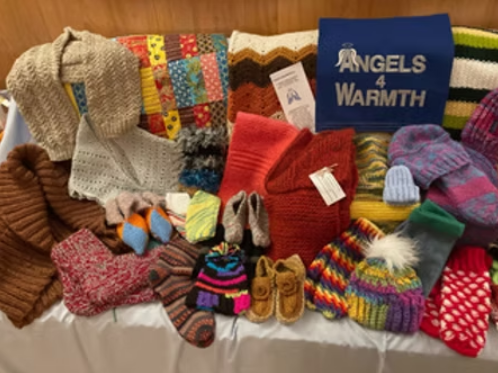 Warm clothes made by Angels4Warmth