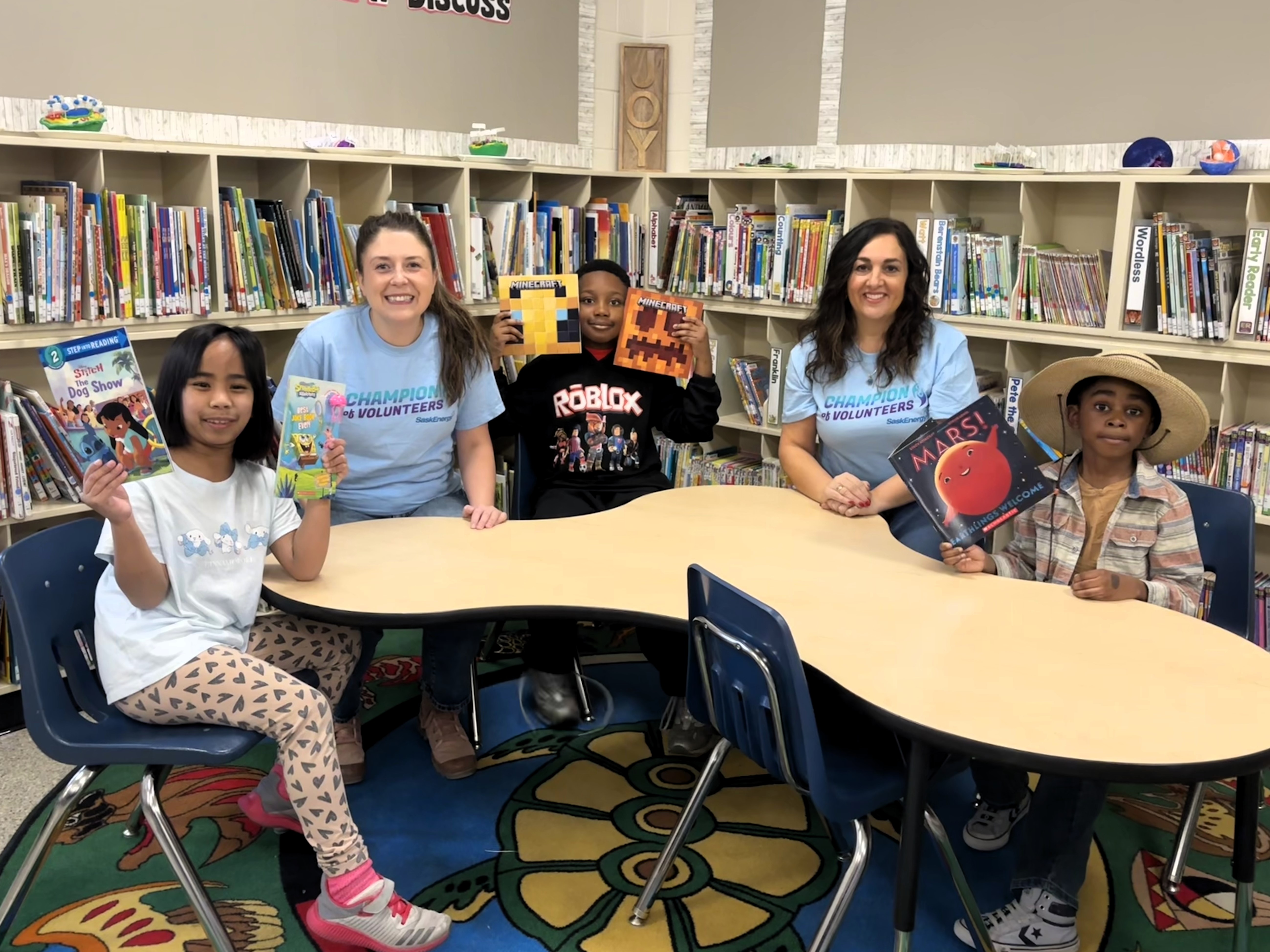 Library Sk Mini libraries bring big smiles to Saskatchewan schools | SaskEnergy