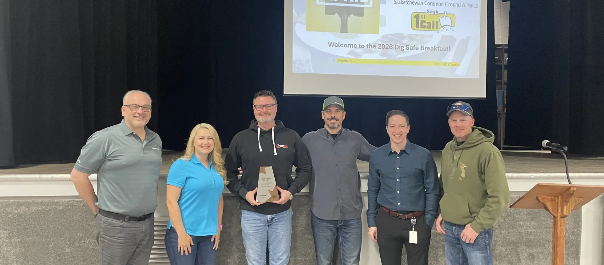 Westcor Contracting wins Safe Digging Excellence Award
