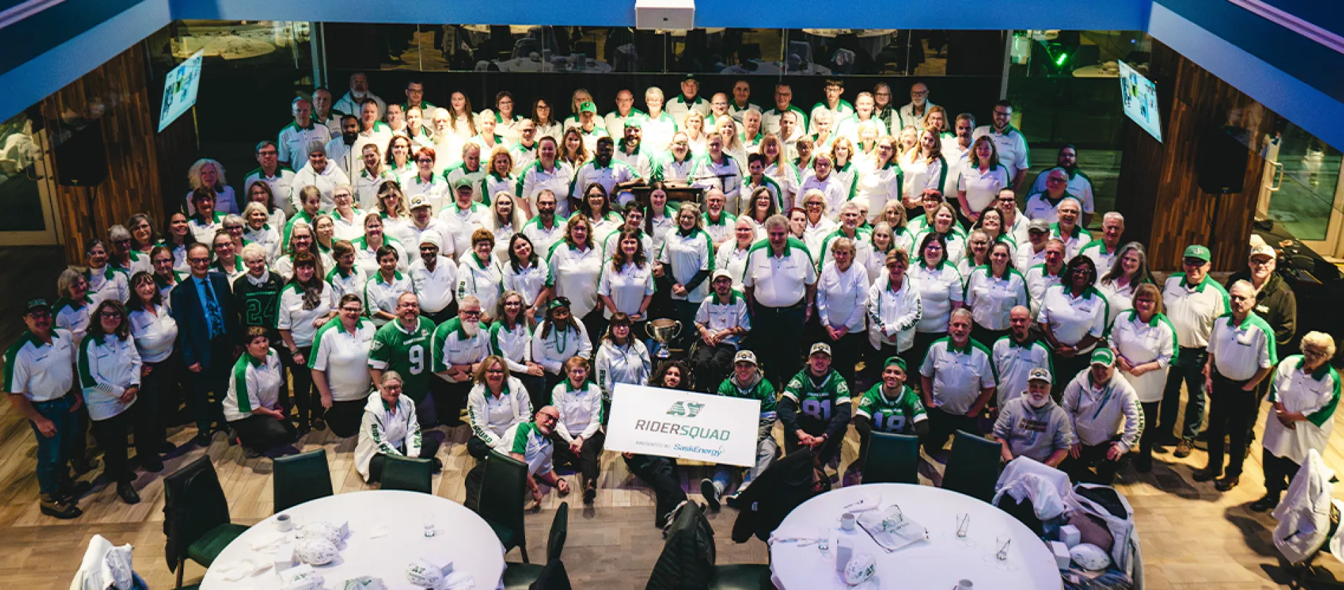 Group photo of Rider Squad volunteers