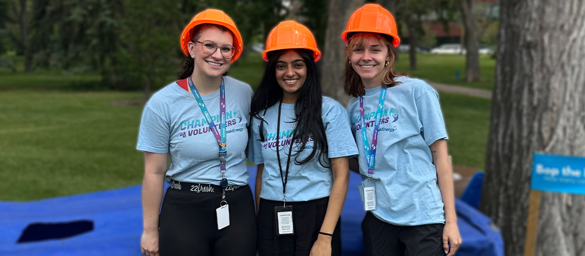 Co-op students volunteering at ThriveFest 