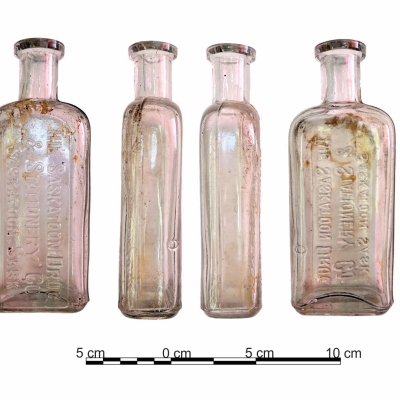 Bottles from the Saskatoon Drug & Stationery Company