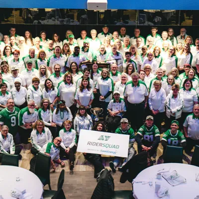 Group photo of Rider Squad volunteers