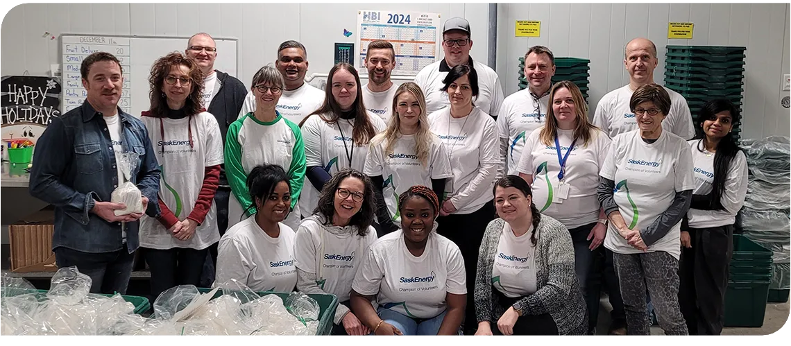 A group of volunteers
