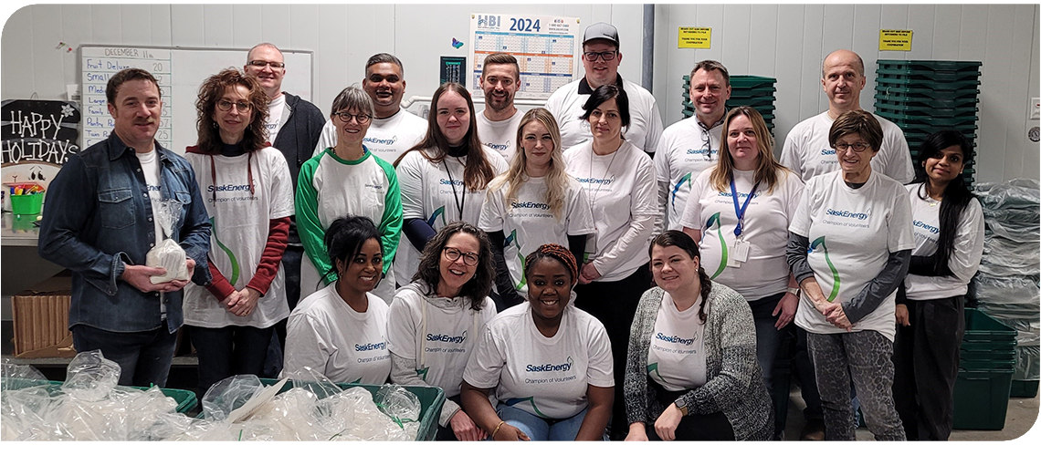 A group of volunteers