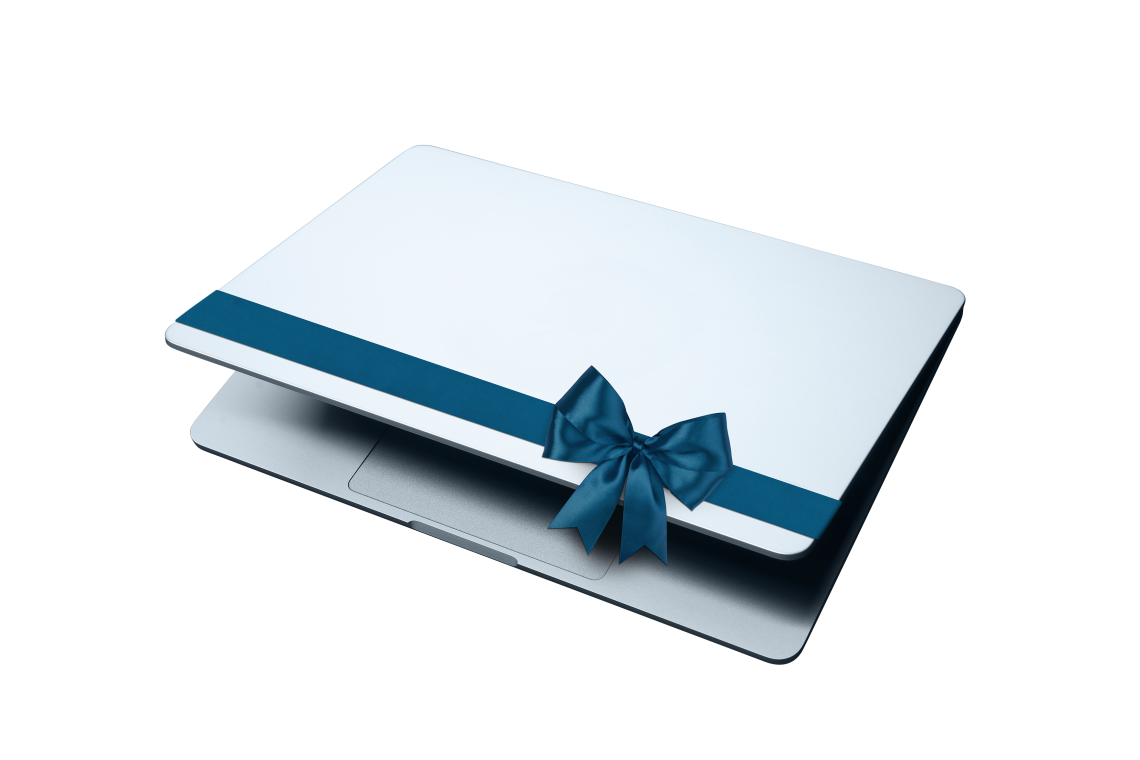 MacBook Air Laptop with Bow