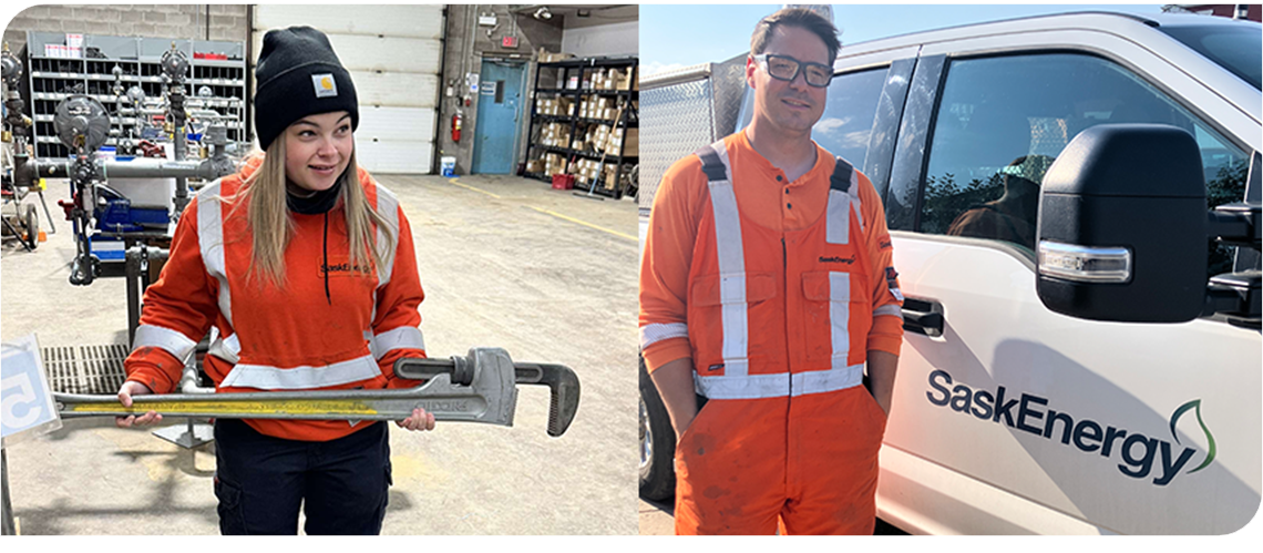 Two SaskEnergy Technicians