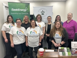 SaskEnergy volunteers in Weyburn