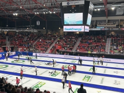 Sheets of curling ice