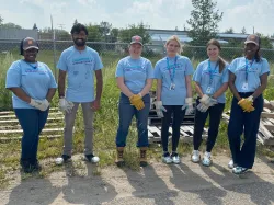Group photo of volunteers