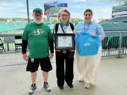 Group shot with award winner Joyce Dunn