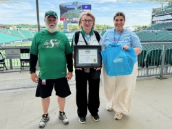 Group shot with award winner Joyce Dunn