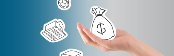 cash bang in hand icons of in store rebates